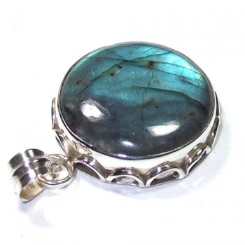 Best selling blue fire labradorite 925 sterling silver gemstone pendant jewellery